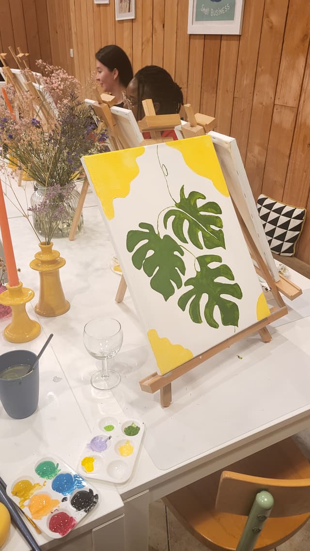Atelier peinture entre Amigas